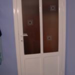 Porta in legno laccata restaurata